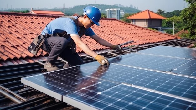 Man provided affordable solar panel installation services in Mesa